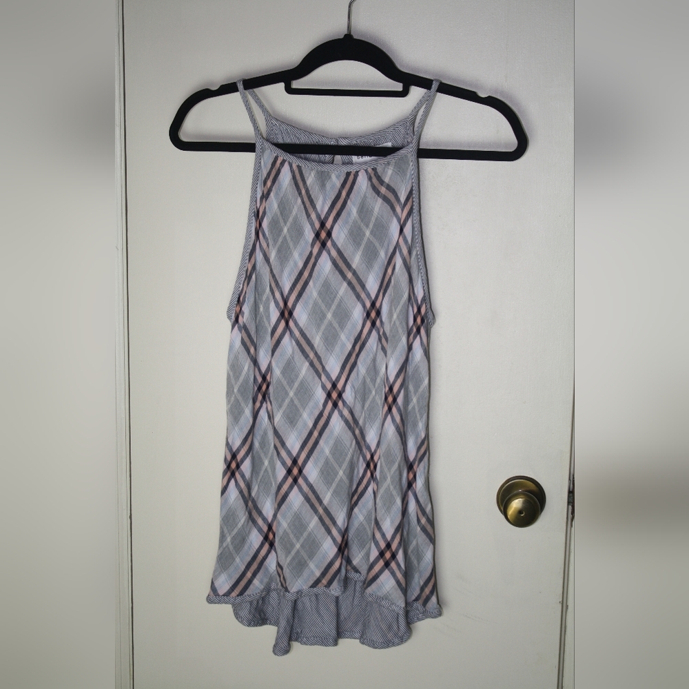 Bella Dahl plaid tank